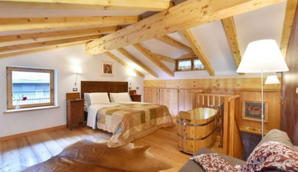 appartamento vacanze stella alpina camera da letto