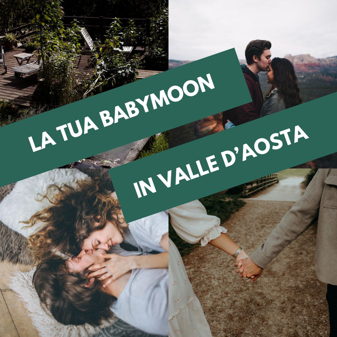 Copertina articolo babymoon con 4 foto di coppie felici in dolce attesa