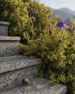 𝐒𝐭𝐚𝐦𝐚𝐭𝐭𝐢𝐧𝐚, 𝐬𝐚𝐥𝐞𝐧𝐝𝐨 𝐥𝐞 𝐬𝐜𝐚𝐥𝐞, 𝐦𝐢 𝐬𝐨𝐧𝐨 𝐟𝐞𝐫𝐦𝐚𝐭𝐚.C&rsquo;era una chiocciola su un gradino.Andava piano, verso il giardino.Non l&rsquo;ho spostata.Non ho fatto niente.Sono rimasta l&igrave; a guardarla.Poi ho alzato lo sguardo.E ho pensato che qui, a volte,succede proprio cos&igrave;.#maisondutat&agrave; #tempolento #ritmolento #abitareiltempo #valledaosta#viverequi #paesaggivissuti #slowexperience