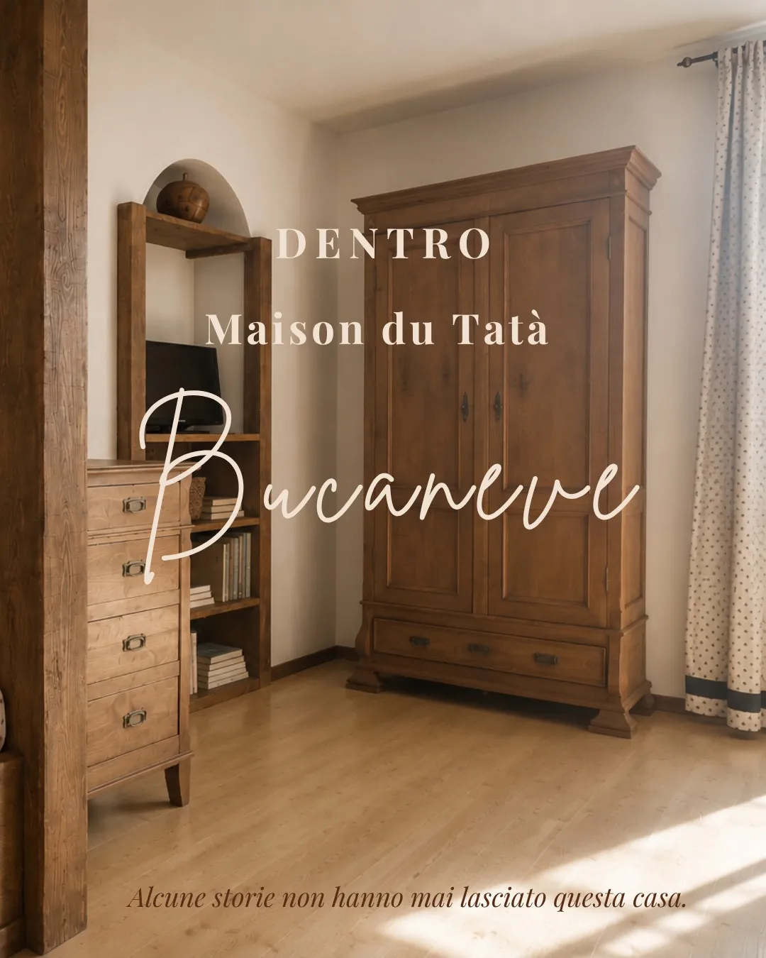 𝐃𝐄𝐍𝐓𝐑𝐎 𝐌𝐀𝐈𝐒𝐎𝐍 𝐃𝐔 𝐓𝐀𝐓𝐀̀𝐁𝐮𝐜𝐚𝐧𝐞𝐯𝐞Prima ancora che esistesse Maison du Tat&agrave;, c'era gi&agrave; qualcuno che apriva la porta ai viaggiatori.Bucaneve &egrave; uno dei primi piccoli appartamenti che nostro nonno Mario adatt&ograve; per accogliere i turisti.All'epoca, al piano terra della casa, gestiva il suo bazar e il primo distributore di benzina della Valtournenche.La casa cambiava con il tempo, ma continuava a fare ci&ograve; che aveva sempre fatto: accogliere.Ancora oggi Bucaneve conserva quella stessa semplicit&agrave;.&Egrave; il nostro appartamento pi&ugrave; raccolto, perfetto per una coppia, per due amici o per chi viaggia con il proprio cane.E custodisce ancora alcuni mobili appartenuti ai nostri bisnonni paterni: la cassettiera e il grande armadio.Per noi non sono semplici arredi.Sono un modo silenzioso per far continuare a vivere la storia della nostra famiglia, insieme a quella di chi oggi sceglie Maison du Tat&agrave;.𝑸𝒖𝒂𝒏𝒅𝒐 𝒆𝒏𝒕𝒓𝒊 𝒊𝒏 𝒖𝒏𝒂 𝒄𝒂𝒔𝒂, 𝒄𝒐𝒔𝒂 𝒕𝒊 𝒇𝒂 𝒔𝒆𝒏𝒕𝒊𝒓𝒆 𝒅𝒂𝒗𝒗𝒆𝒓𝒐 𝒊𝒍 𝒃𝒆𝒏𝒗𝒆𝒏𝒖𝒕𝒐?#maisondutat&agrave; #dentromaisondutat&agrave; #bucaneve #casadifamiglia #slowliving #ospitalit&agrave;autentica #curadeidettagli #mobiliantichi #storiedicasa #valdosta #anteysaintandr&eacute; #appartamentivacanza #montagnaitaliana #caseconanima #viaggiareconlentezza #homeinspiration #legnoantico #famiglianavillod