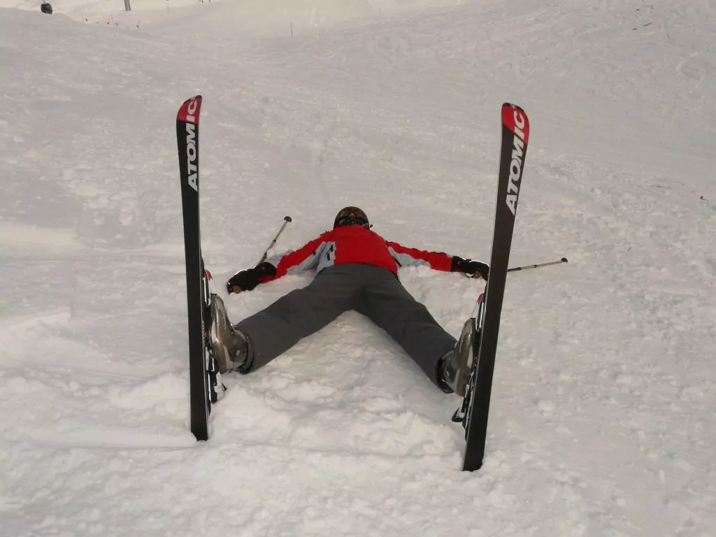 Sciatore stanco